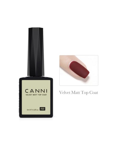 Matte Top Coat Hema Free 9ml Canni