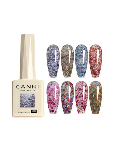 Esmalte Permanente Glitz Flash Series 9ml Canni